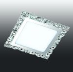 Встраиваемый светодиодный светильник PEILI белый/хром IP20 45LED 9W 220-240V арт.357281