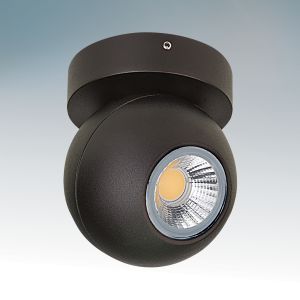 Накладной светодиодный светильник влагозащищенный GLOBO LED 8W 3000K IP54 черный 051007 ― интернет-магазин Свет Вокруг