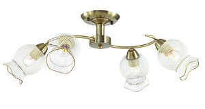 Потолочная люстра ROZETTA бронзовый/металл E27 4*60W 220V 3109/4C ― интернет-магазин Свет Вокруг