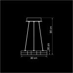 Подвесной светодиодный светильник Simple light 763 (арт. 763110)