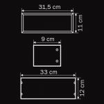 Бра CUPOLA 2х40W E14 хром/античное золото арт.803522