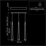 Подвесной светильник Simple Light 807 807036