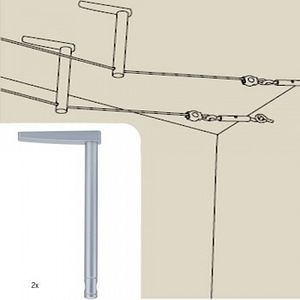 Направляющая/Отвес 170, 1 пара Wire Systems 97286 ― интернет-магазин Свет Вокруг