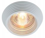 Встраиваемый светильник CROMO белый GU10/G5,3 1*50W 220V арт.A1058PL-1WH