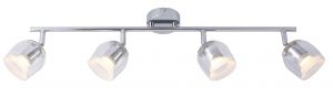 Спот светодиодный четыре плафона ECHEGGIO хром LED 4*4W 1280Lm 3000K A1558PL-4CC ― интернет-магазин Свет Вокруг