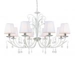 Подвесная люстра ROMANA SNOW белый E14 8*40W A1743LM-8WH
