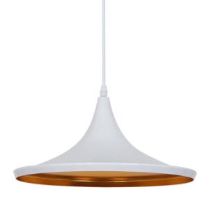 Подвесной светильник CAPPELLO белый с золотом E27 1*60W 220V A3406SP-1WH ― интернет-магазин Свет Вокруг