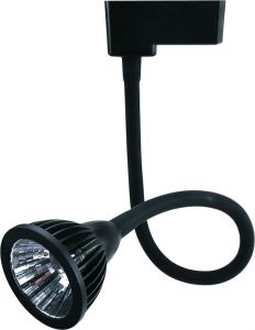 Спот светодиодный для шинной системы TRACK LIGHTS черный LED 1*7W 220V 600Lm 4000K арт.A4107PL-1BK ― интернет-магазин Свет Вокруг