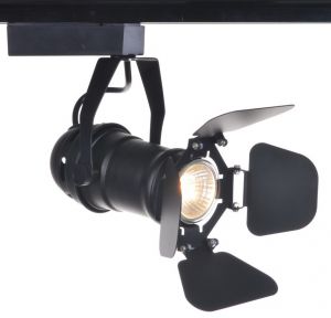 Спот для шинной системы TRACK LIGHTS черный GU10 1*50W 220V арт.A5319PL-1BK ― интернет-магазин Свет Вокруг