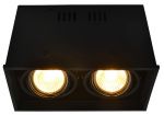 Накладной светильник поворотный CARDANI черный GU10 2*50W 220V арт.A5942PL-2BK