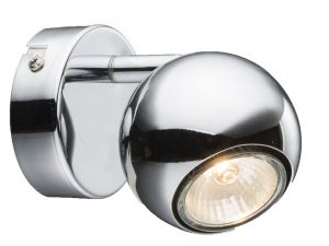 Спот одна лампа PIATTO хром GU10 1*50W 220V арт.A6251AP-1CC ― интернет-магазин Свет Вокруг