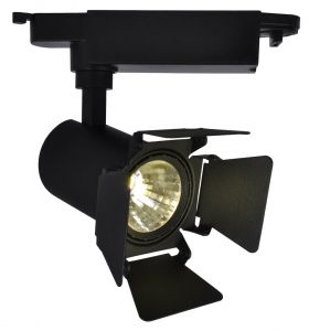 Спот светодиодный для шинной системы TRACK LIGHTS черный LED 9W 560LM 4000K арт.A6709PL-1BK ― интернет-магазин Свет Вокруг