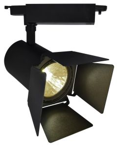 Спот светодиодный для шинной системы TRACK LIGHTS черный LED 30W 2100LM 4000K арт.A6730PL-1BK ― интернет-магазин Свет Вокруг