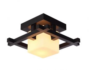 Настенно-потолочный WOODS шоколадный/белый E27 1*60W 220V арт.A8252PL-1CK ― интернет-магазин Свет Вокруг