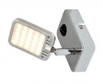 Спот светодиодный одна лампа RAMPA хром/белый LED 1*4,2W 290LM 3000K арт.A9412AP-1CC