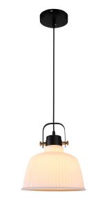 Подвесной светильник OML-282 черный/золото/белый E27 1*60W 220V арт.OML-28206-01 ― интернет-магазин Свет Вокруг