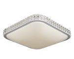 Потолочный светильник светодиодный OML-432 белый/хрусталь LED 1*42W 220V 4200K арт.OML-43207-42