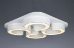Потолочный светильник светодиодный с пультом управления OML-433 белый LED 4*15W 220V 4200K арт.OML-43307-60