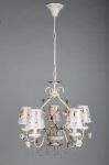 Подвесная люстра OML-779 белый с золотом/хрусталь E14 5*40W 220V арт.OML-77903-05