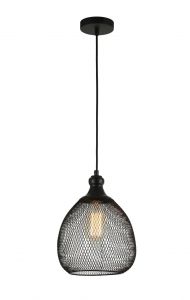 Подвесной светильник Grille черный E27 1*60W 220W арт. T018-01-B ― интернет-магазин Свет Вокруг